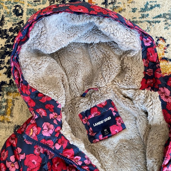 LandsEnd Girls Winter Parka 10-12 - Picture 5 of 9